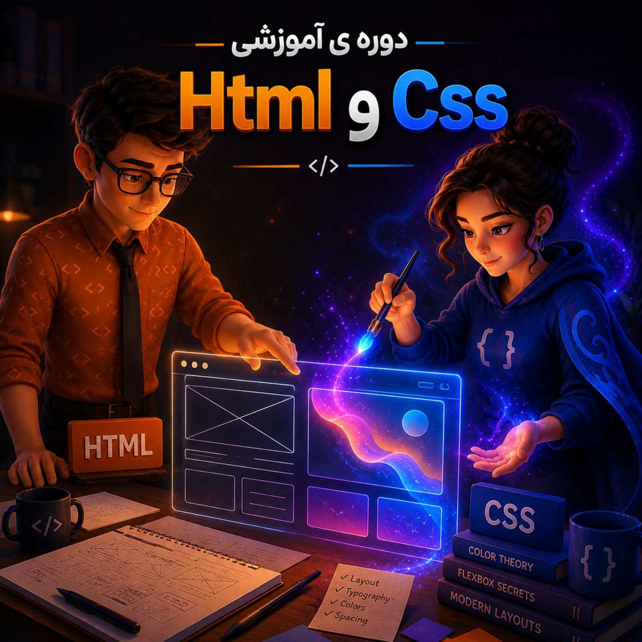 دوره ی Html, Css